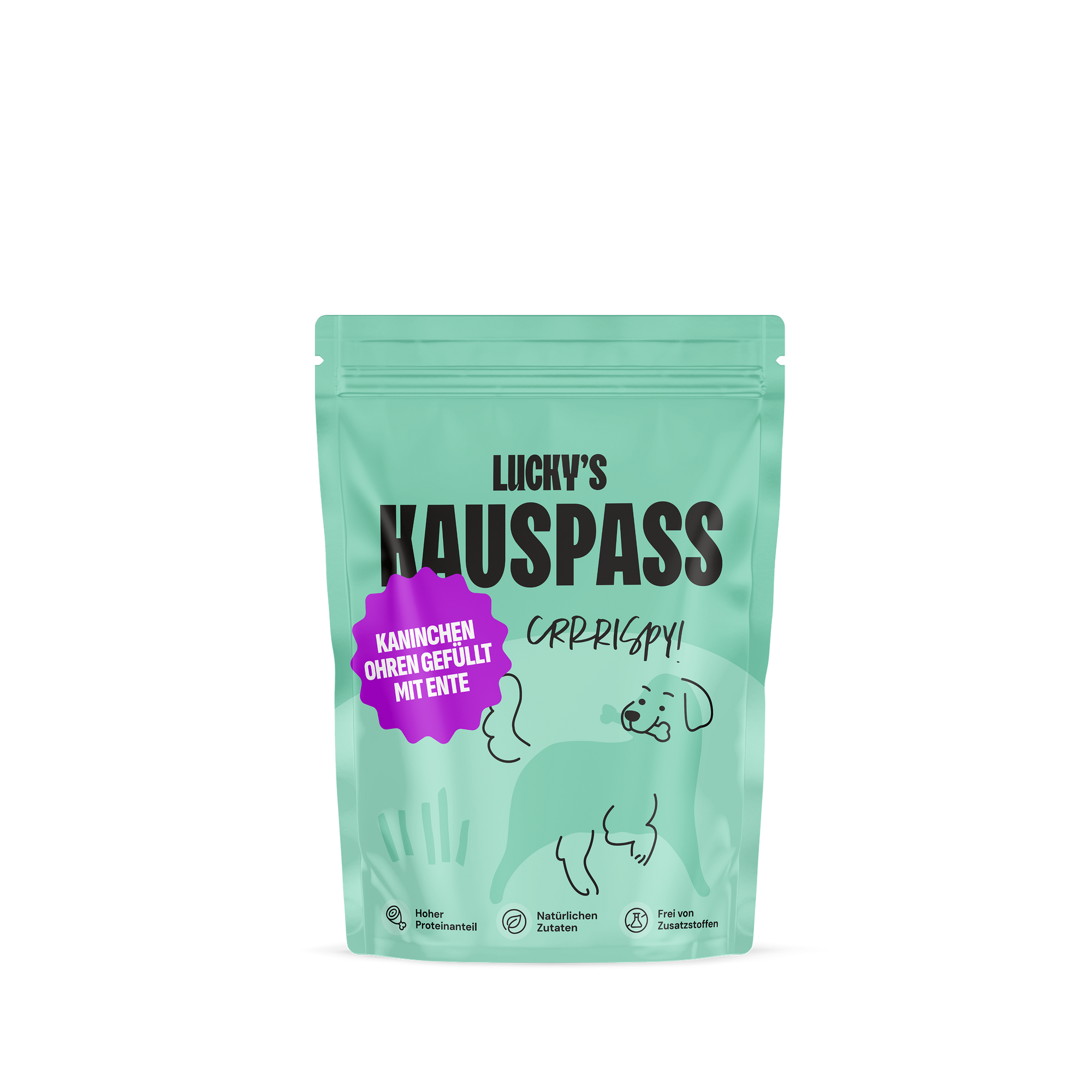 Kaninchen Ohren gefüllt mit Ente