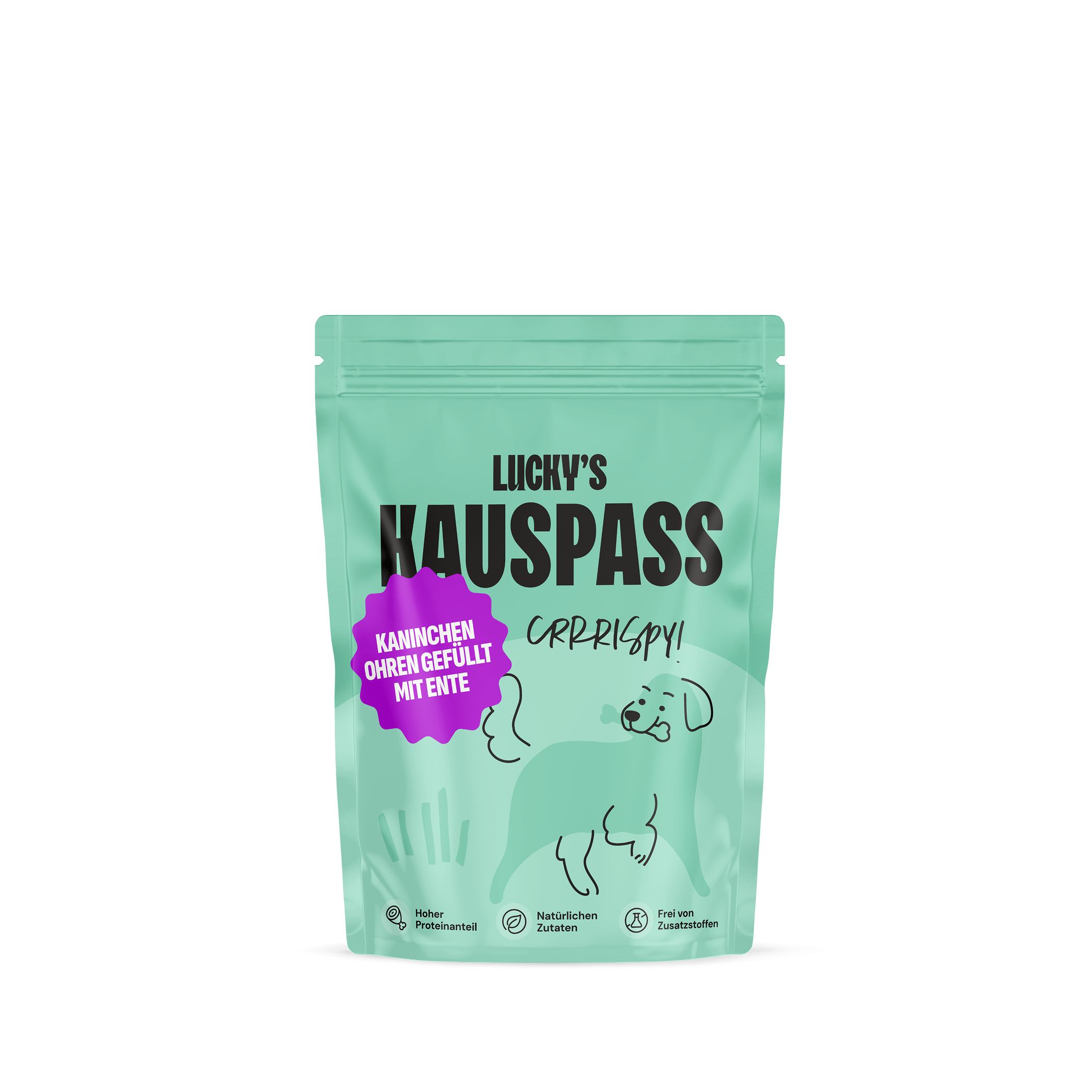 Kaninchen Ohren gefüllt mit Ente