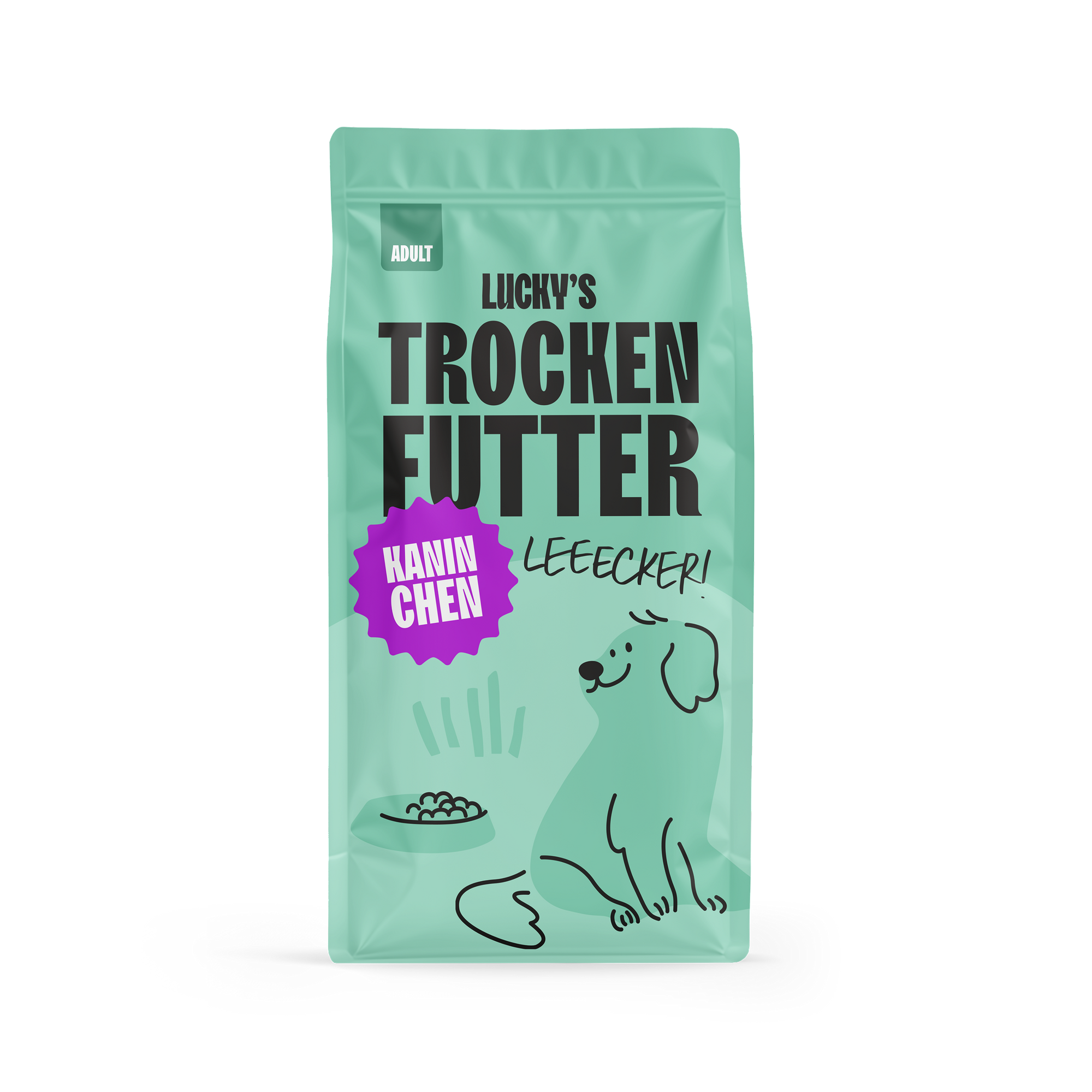 Kaninchen mit Süßkartoffeln & Brombeeren