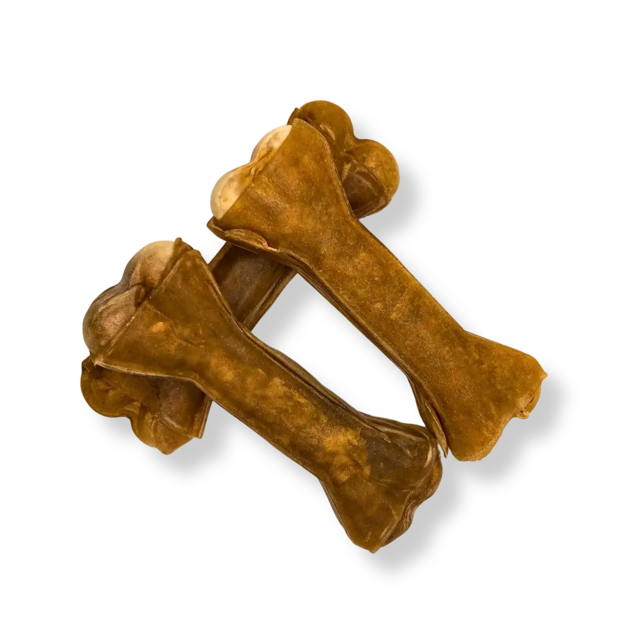 Hirschhautknochen Pur 12cm – Getreidefreie Hunde-Kausnacks aus Hirschleder