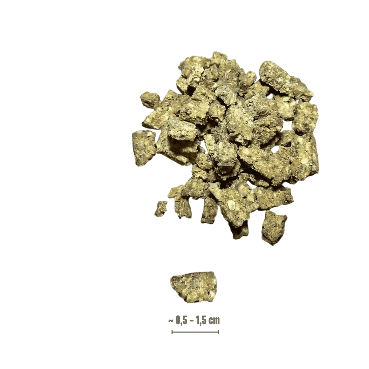 Hunde-Leckerlis Kaninchen Miniwürfel mit Größenangabe 