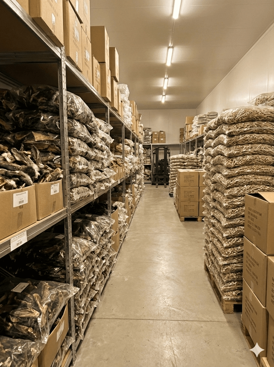 Ein Teil der Lagerflächen der Lucky Heaven Ranch