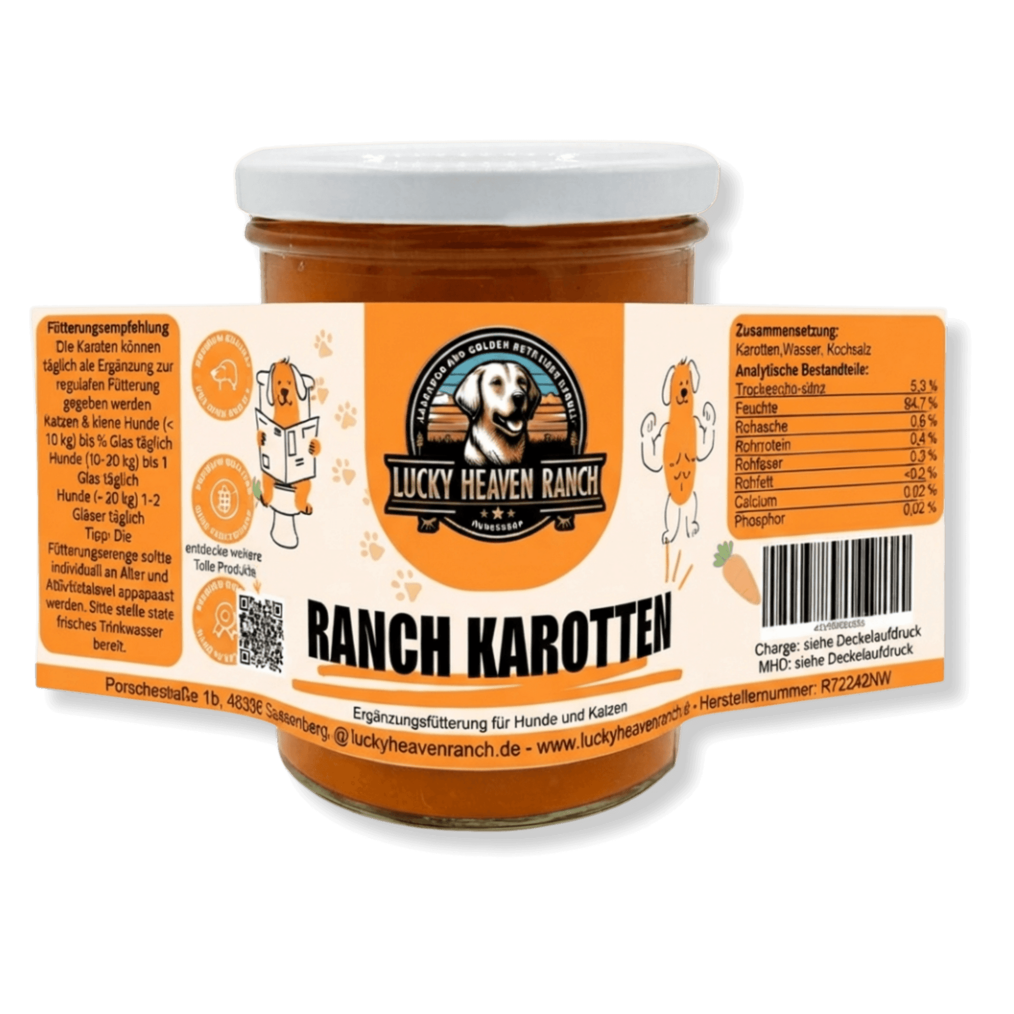 Ranch Karotten – Natürliche Power für die Vitalität deines Hundes & Katze