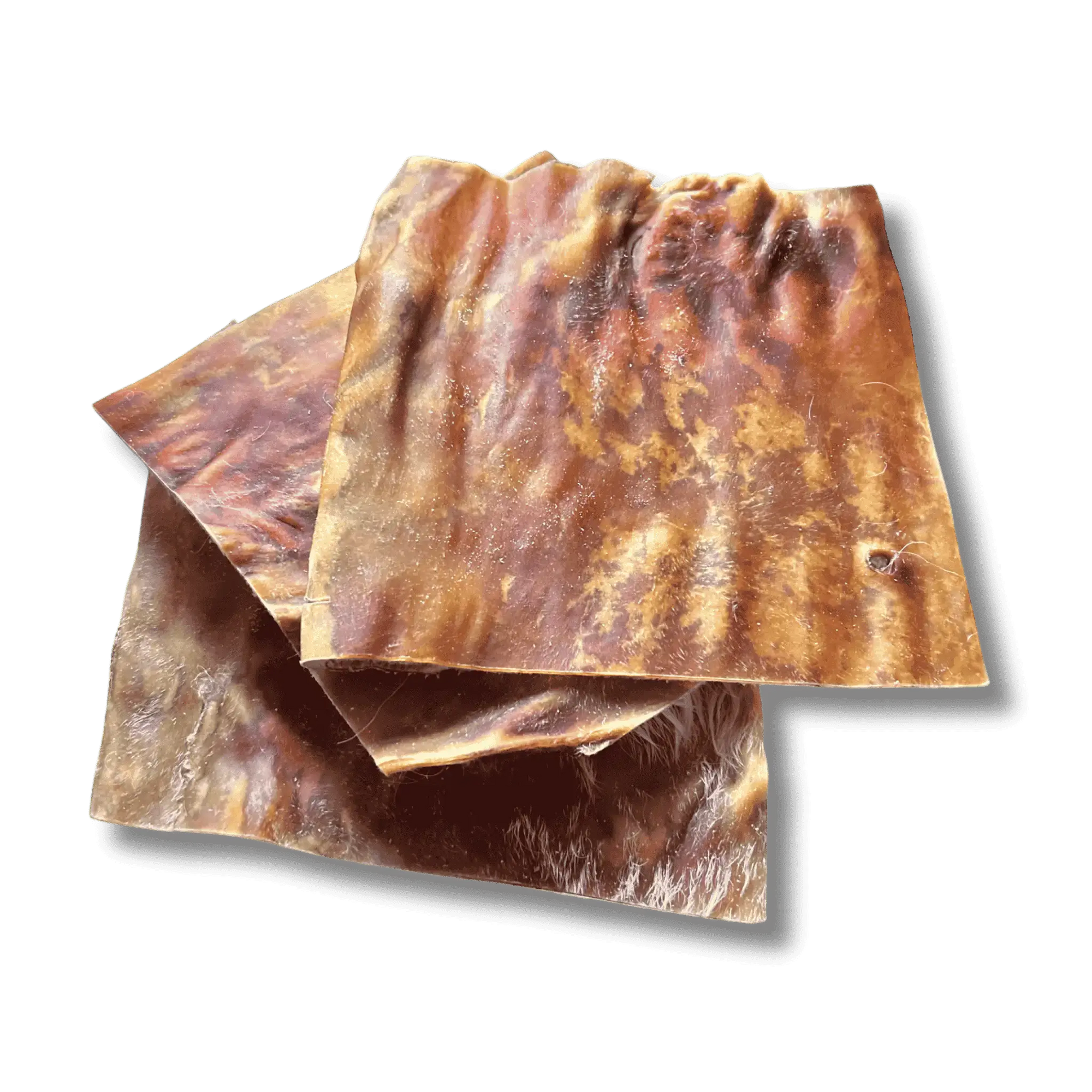 Rinderkopfhaut-Platte XL Hunde Kauartikel in 20x20cm 