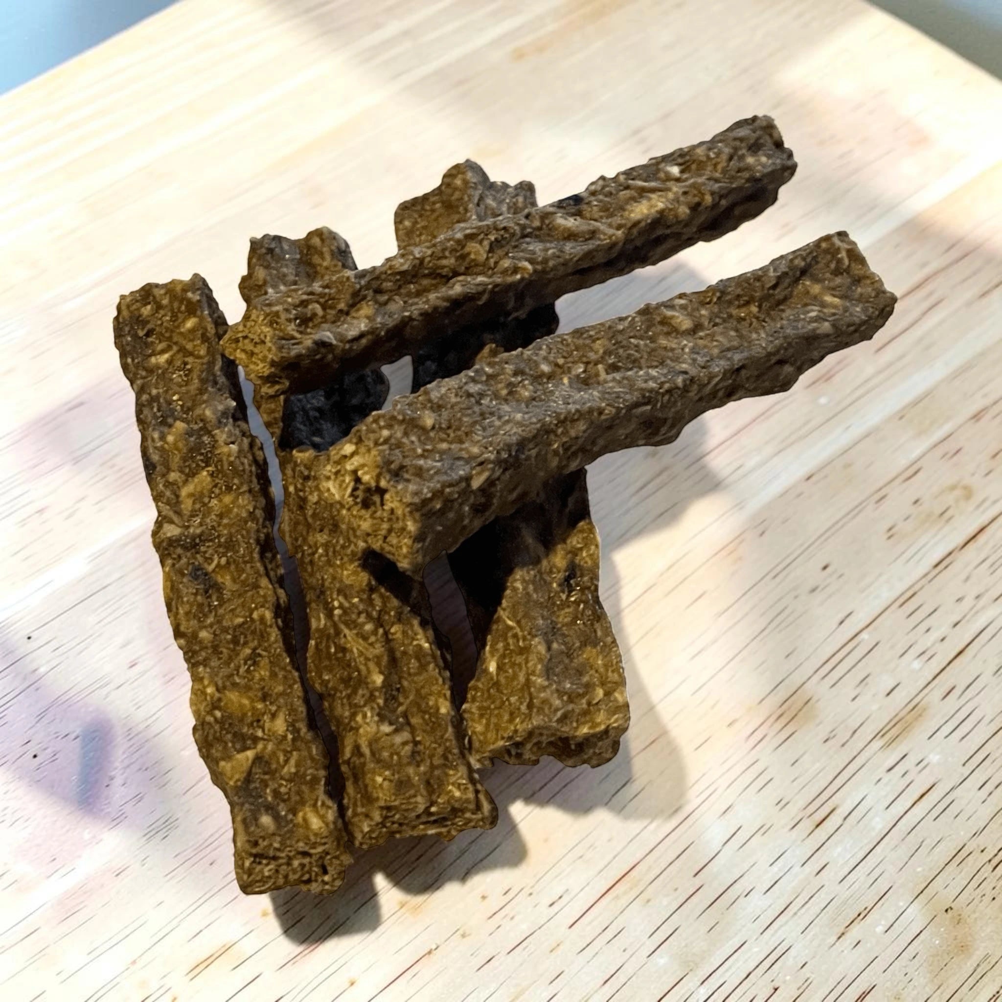 Dorschfleisch-Sticks für Hunde, proteinreicher Natursnack von Lucky Heaven Ranch.