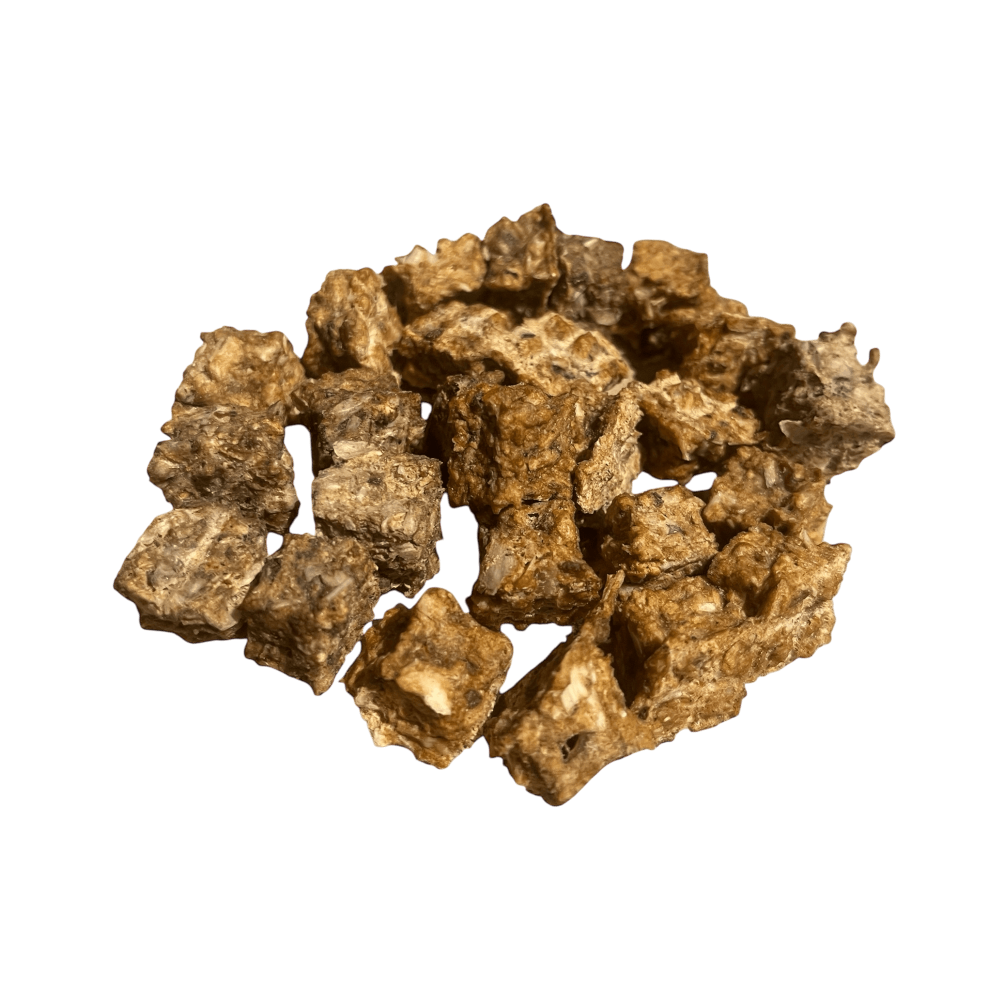 Dorschfleischwürfel – Leckerli für Hunde, proteinreiche Snacks aus 100% Dorsch, ideal für Hunde.