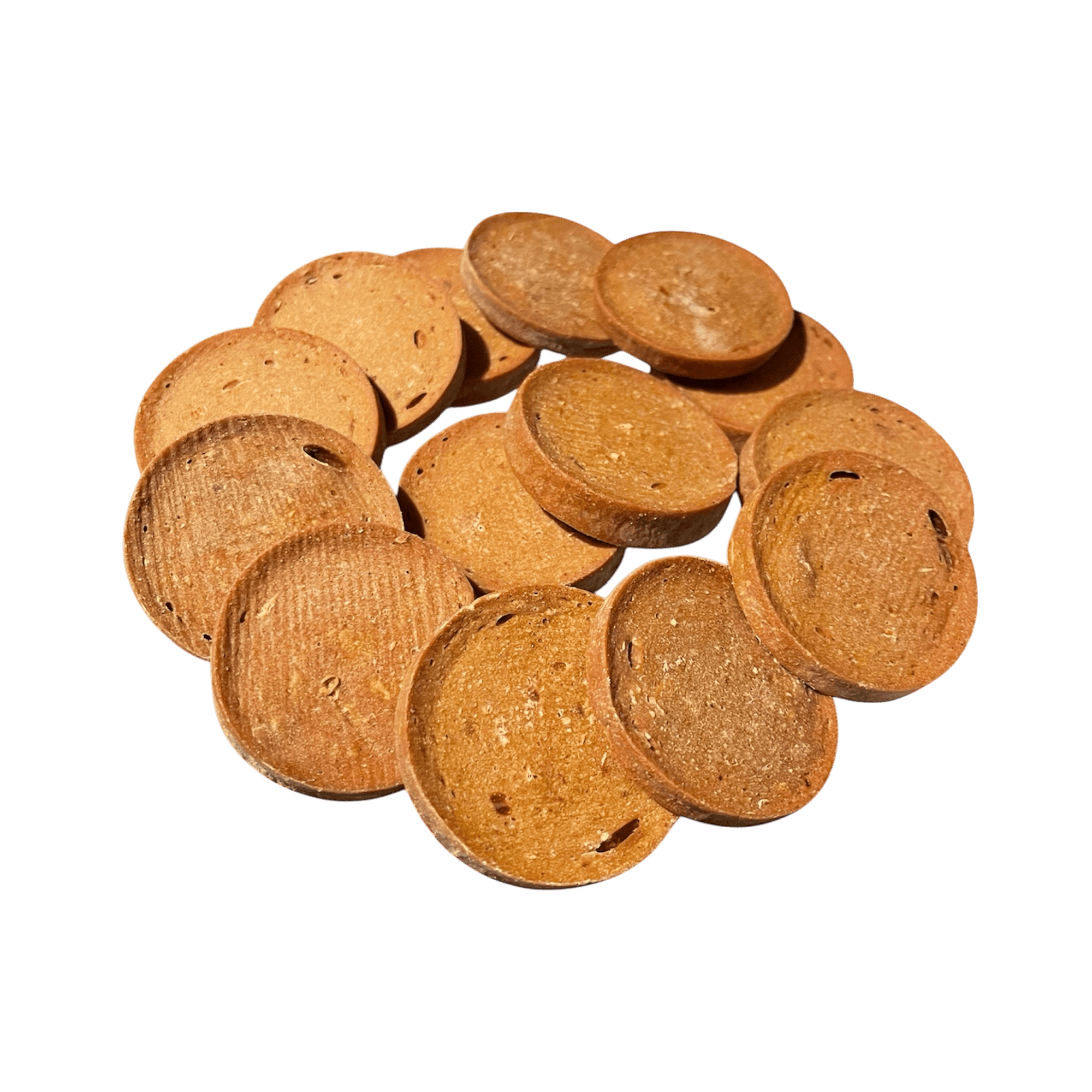 Enten Knusperscheiben – Kauartikel für Hunde, proteinreiche Leckerli aus hochwertigem Entenfleisch.