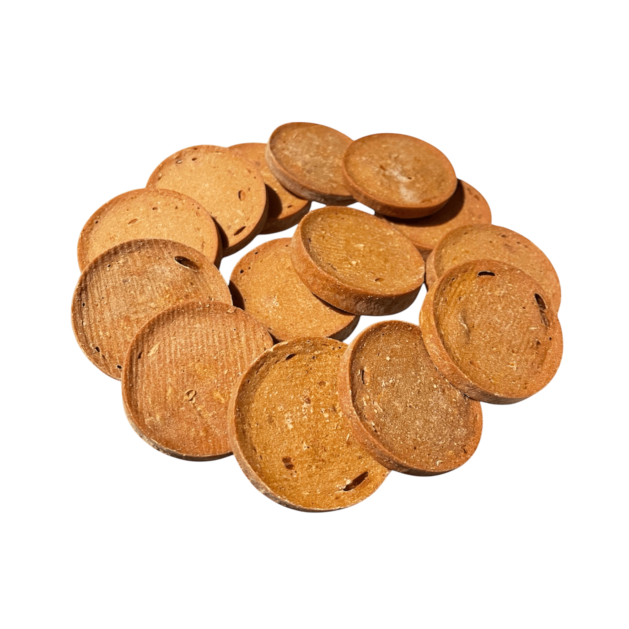 Enten Knusperscheiben – Kauartikel für Hunde, proteinreiche Leckerli aus hochwertigem Entenfleisch.