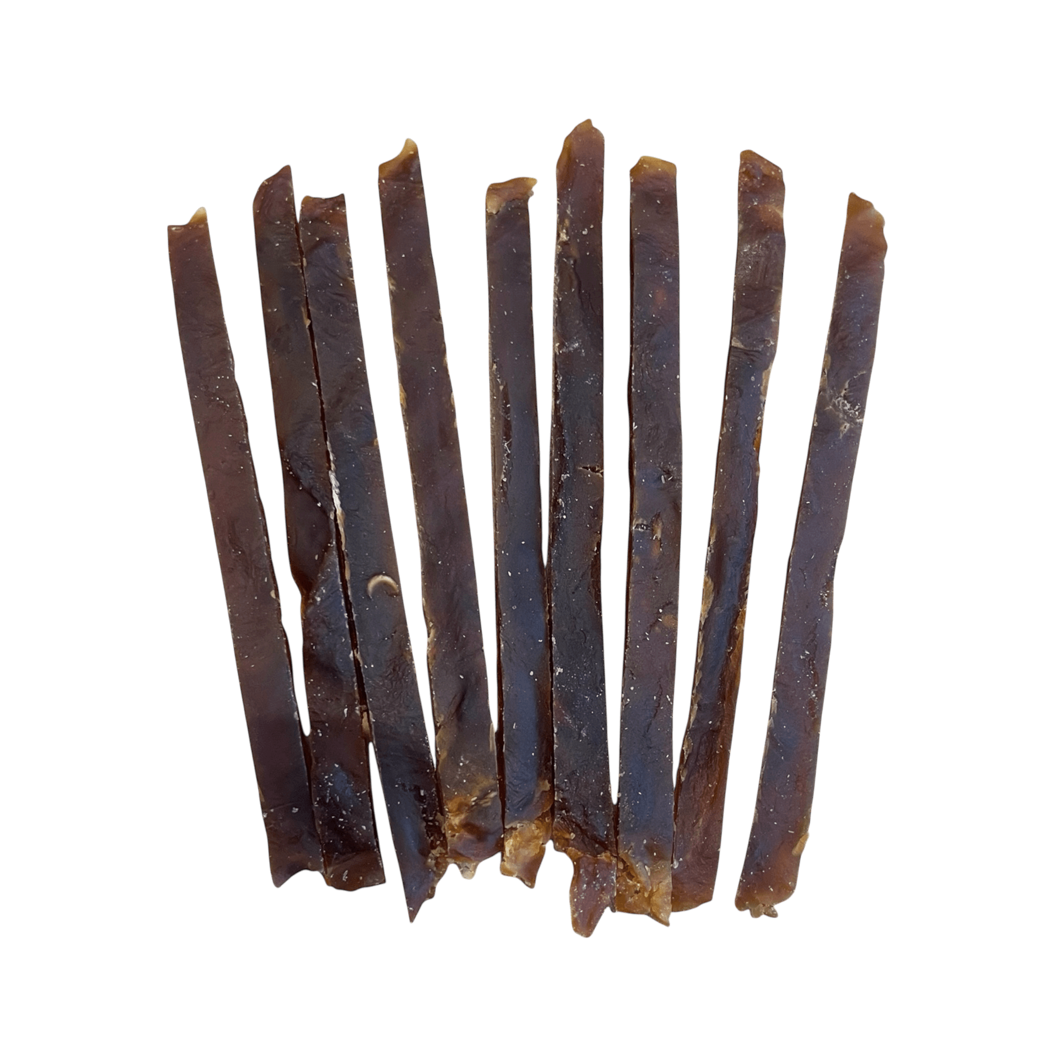 Entenbrust abschnitte – Leckerli für Hunde in praktischen, wiederverschließbaren Verpackungen.