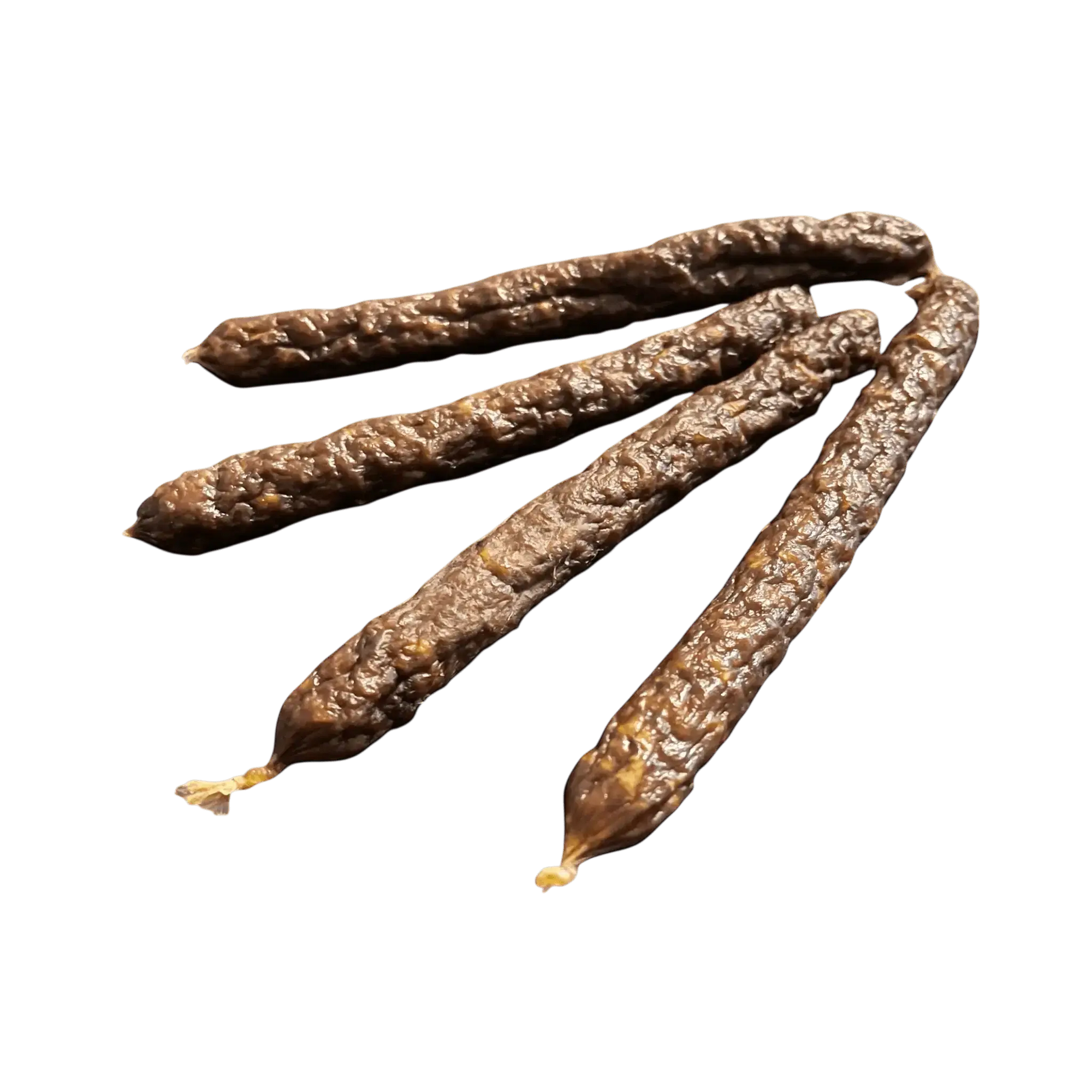 Hirsch Kabanossi – Leckerli für Hunde von Lucky's, köstliche Wildsnacks aus 100% Hirschfleisch.