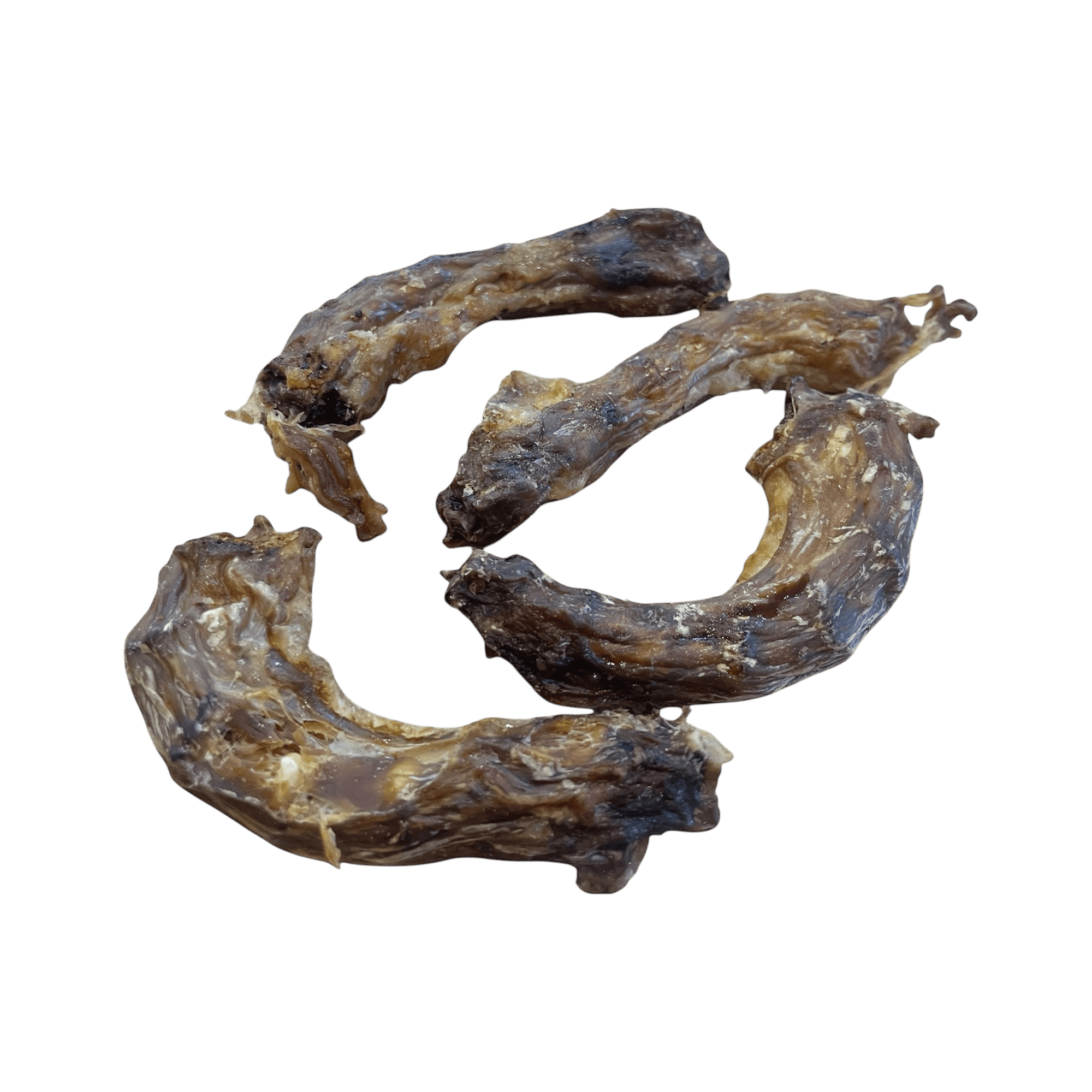 Hühnerhälse – Getrocknete Hähnchenhälse, natürlicher Kauspaß für Hunde, 100 % ohne Zusatzstoffe.