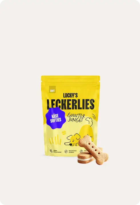 Getreidefreie Leckerlis für Hunde: Lucky Heaven Ranch Käse Softies Belohnungshappen