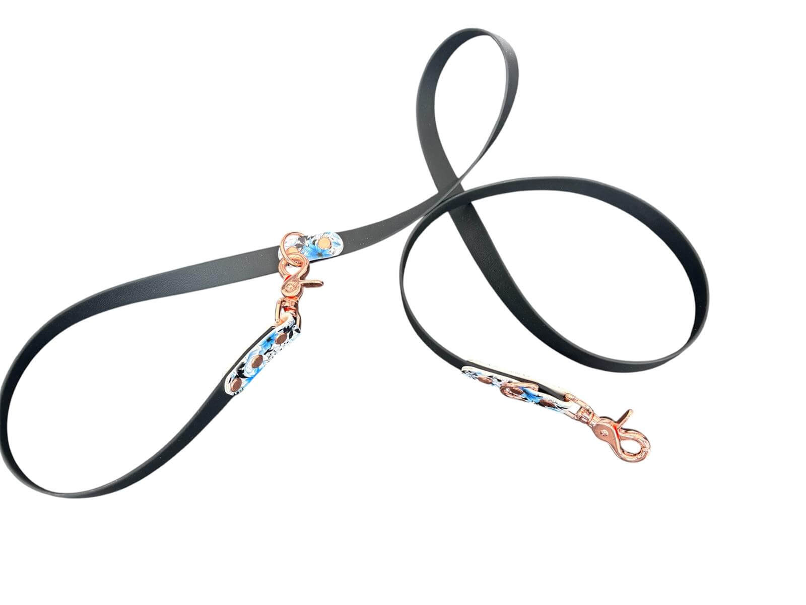 Hundeleine Flower Blumenmuster stylische Leine für Hunde