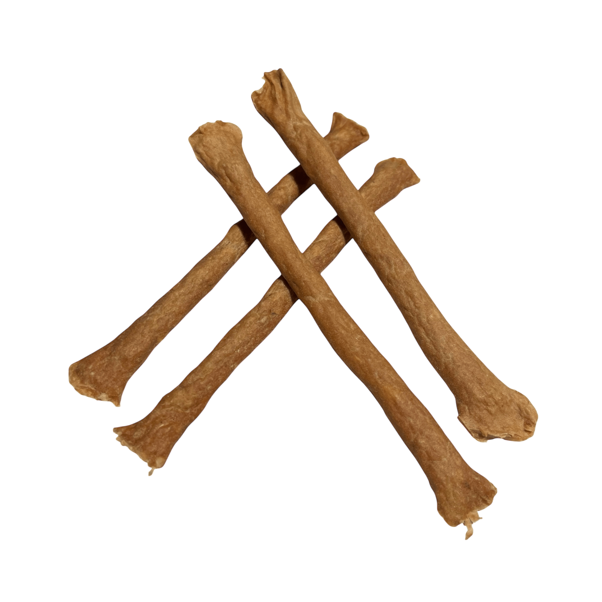 Kaninchen Muskelfleischsticks – Premium Trainingsleckerli für Hunde in appetitlicher Anordnung.