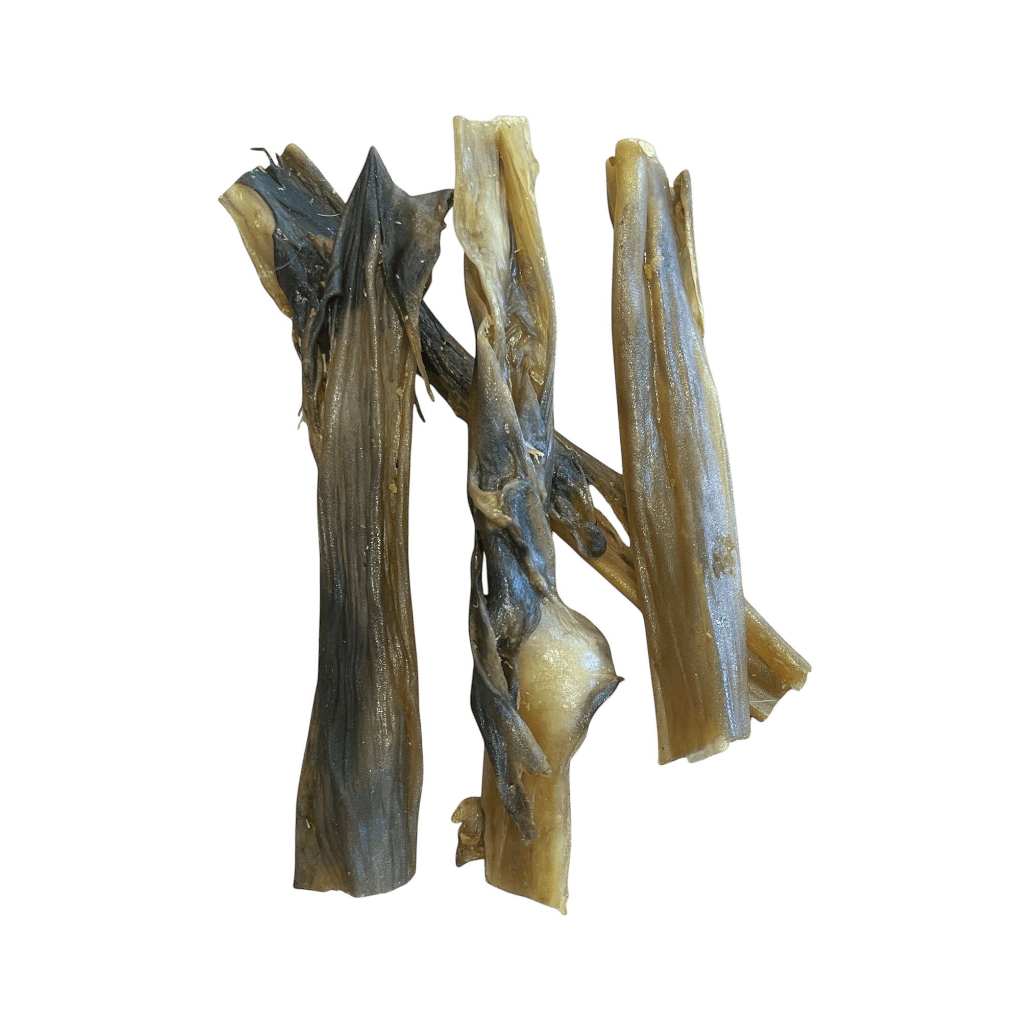 Kaninchenhaut Kausnack für Hunde, natürlicher Kauartikel zur Förderung der Zahngesundheit.