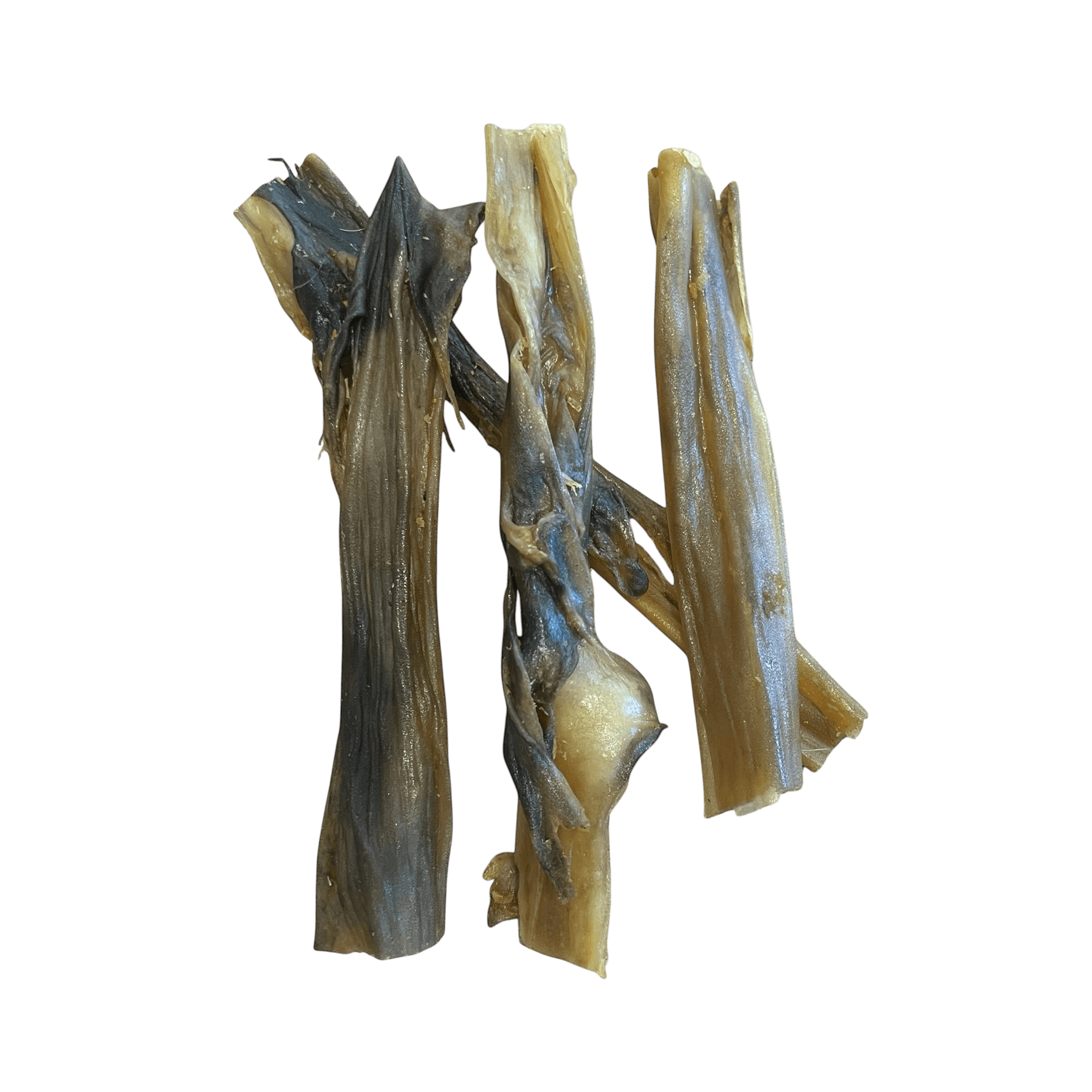 Kaninchenhaut Kausnack für Hunde, natürlicher Kauartikel zur Förderung der Zahngesundheit.