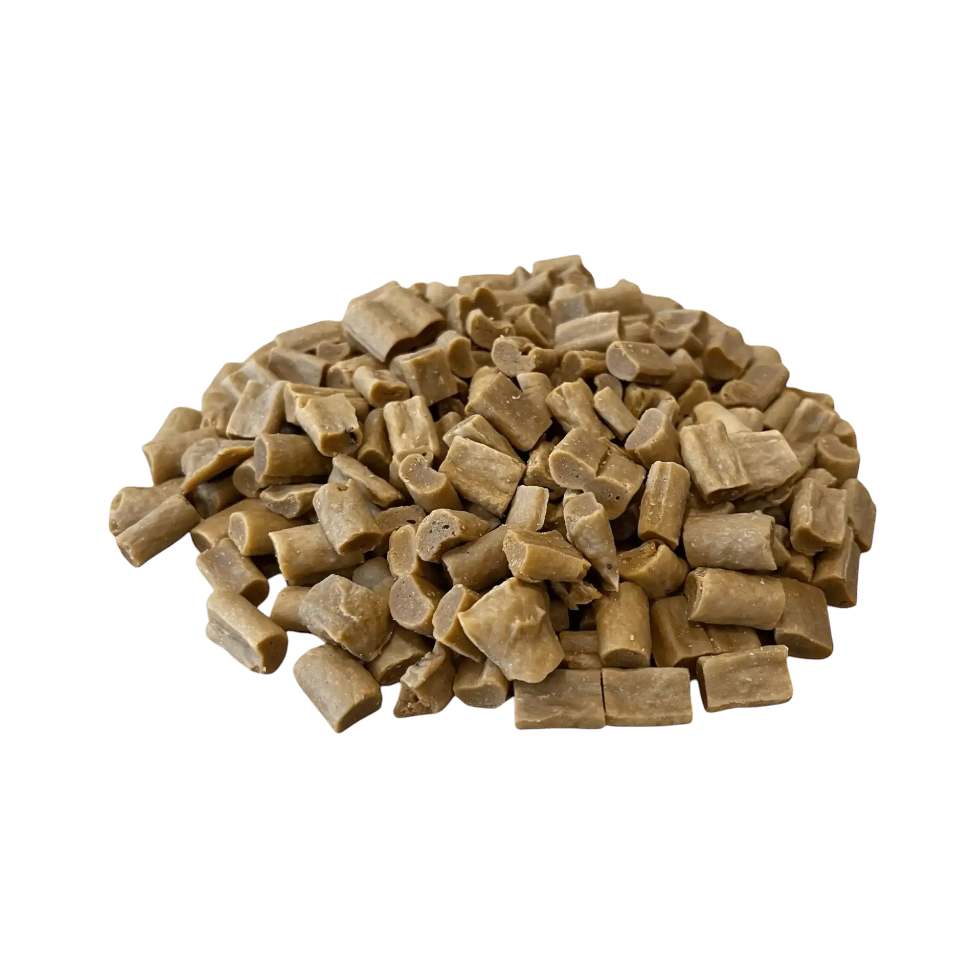 Lachsfleischtrainer – Trainingsleckerli für Hunde in Form kleiner, hypoallergener Stücke, ideal für sensitive Hunde.