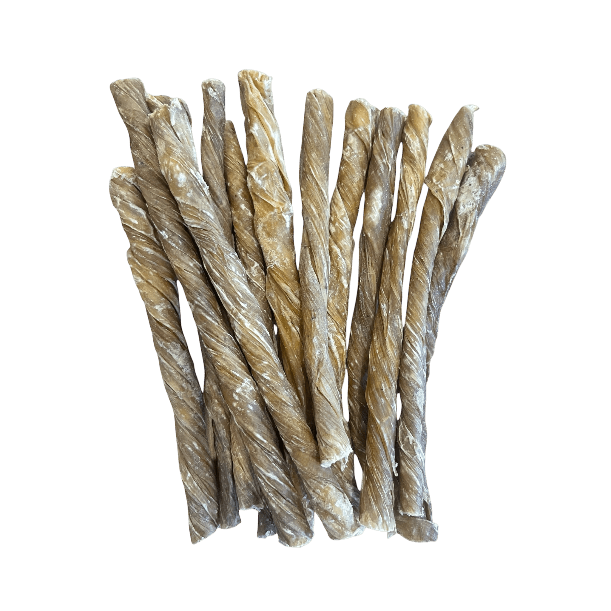 Kalbsblasen gedreht – Lucky’s natürliche Kausnacks aus 100 % Kalbsblase für Hunde.