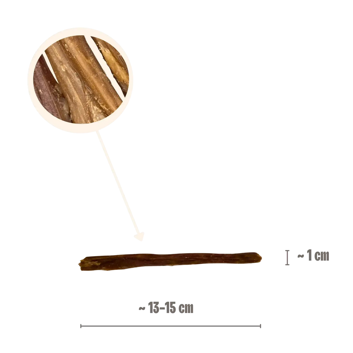 Pferdedarmsticks detailaufnahme