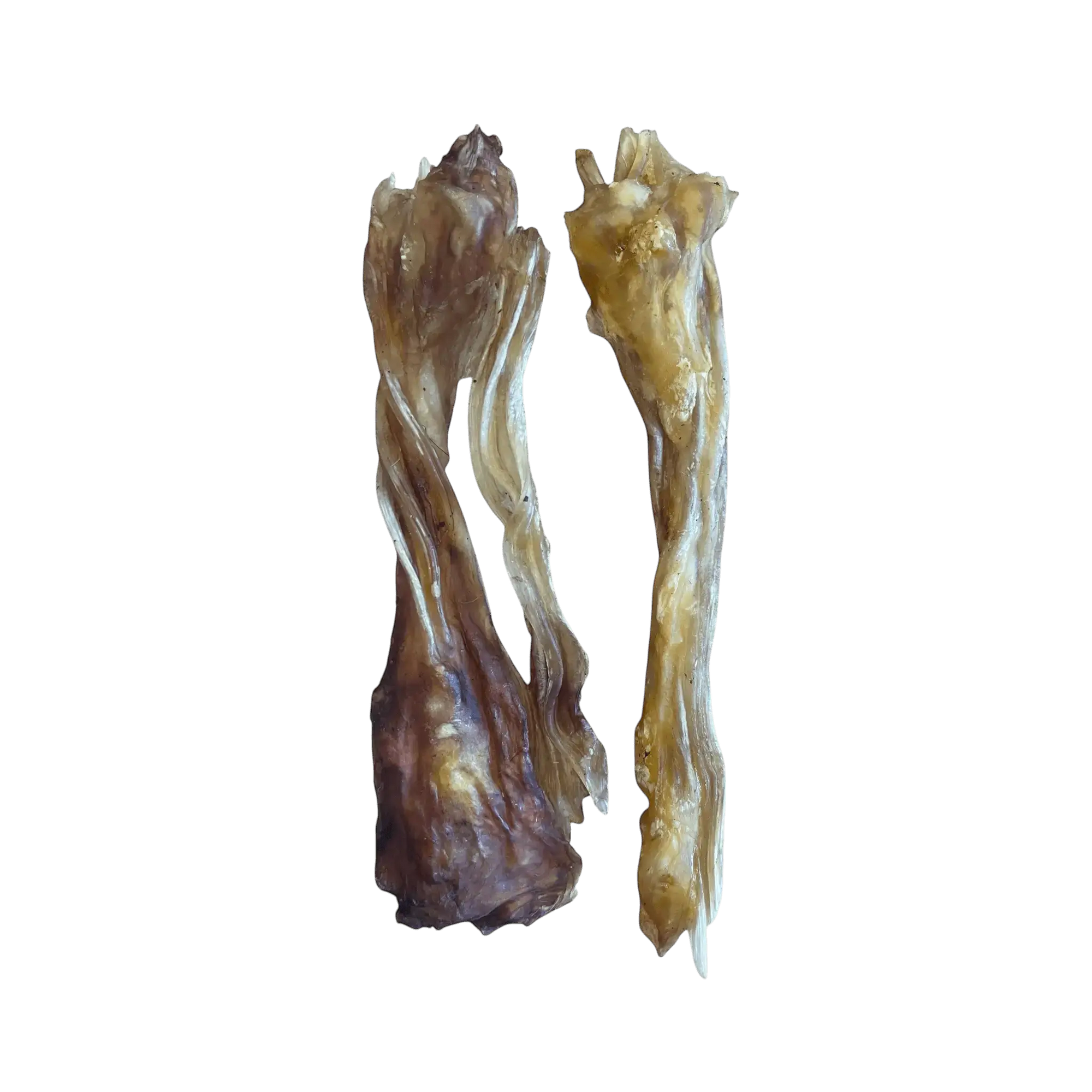 Zwei Rinder-Achillessehne Kausnacks für Hunde, idealer natürlicher Snack aus 100% Rind