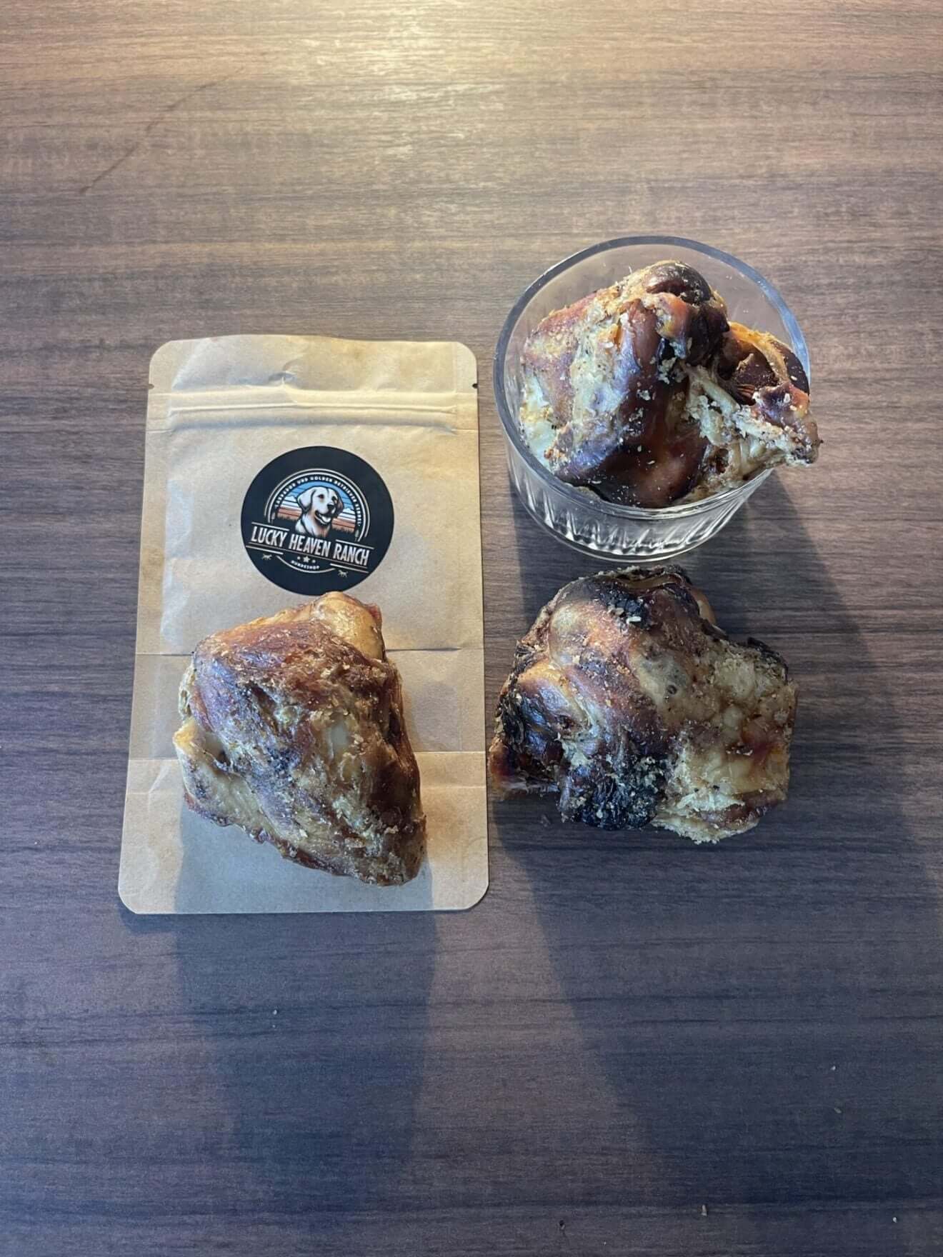 Rinder Kniescheibe für Hunde, hochwertige Kausnacks aus reinem Rindfleisch, ideal für lange Kauspaß.