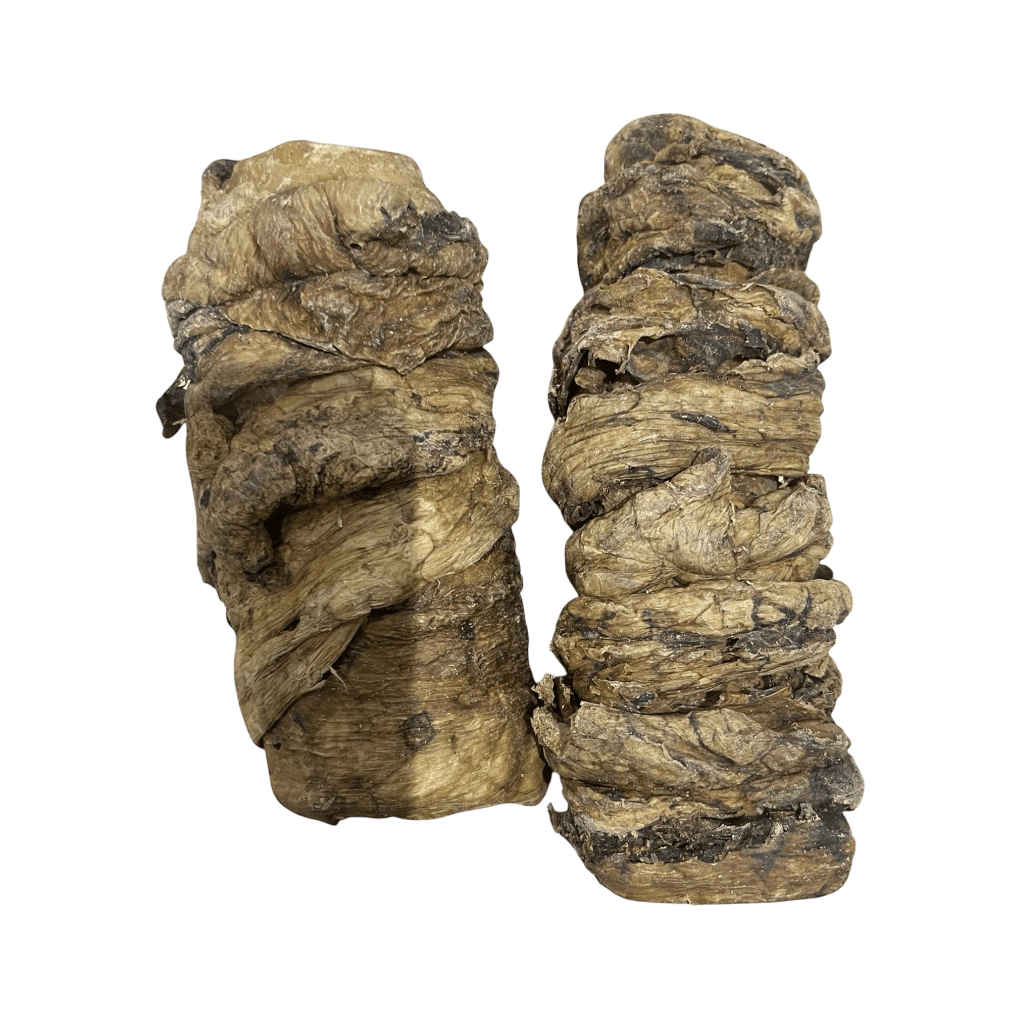 Rinder Wrap aus Strosse mit Lunge ummantelt - gesunder Kausnack für Hunde