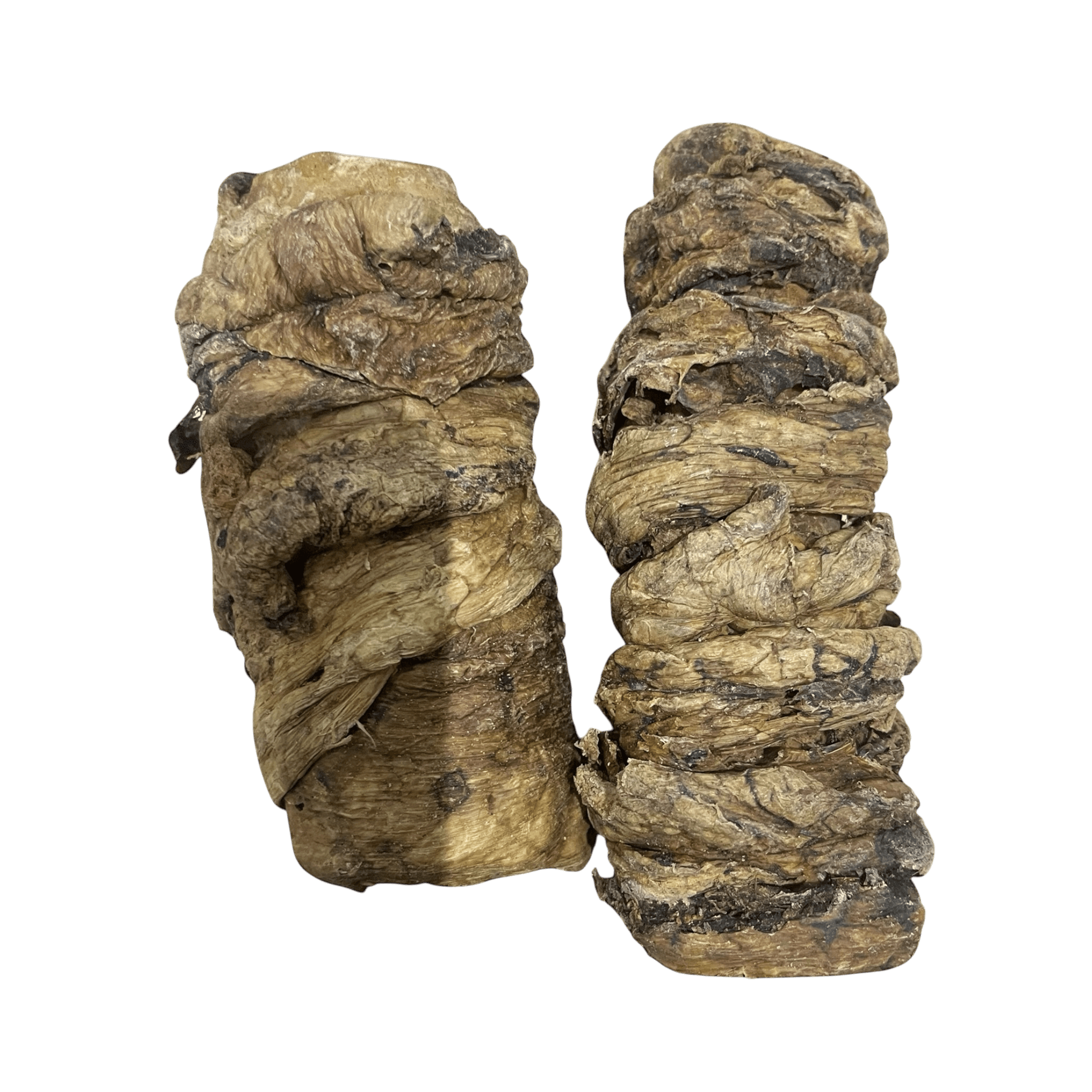 Rinder Wrap aus Strosse mit Lunge ummantelt - gesunder Kausnack für Hunde