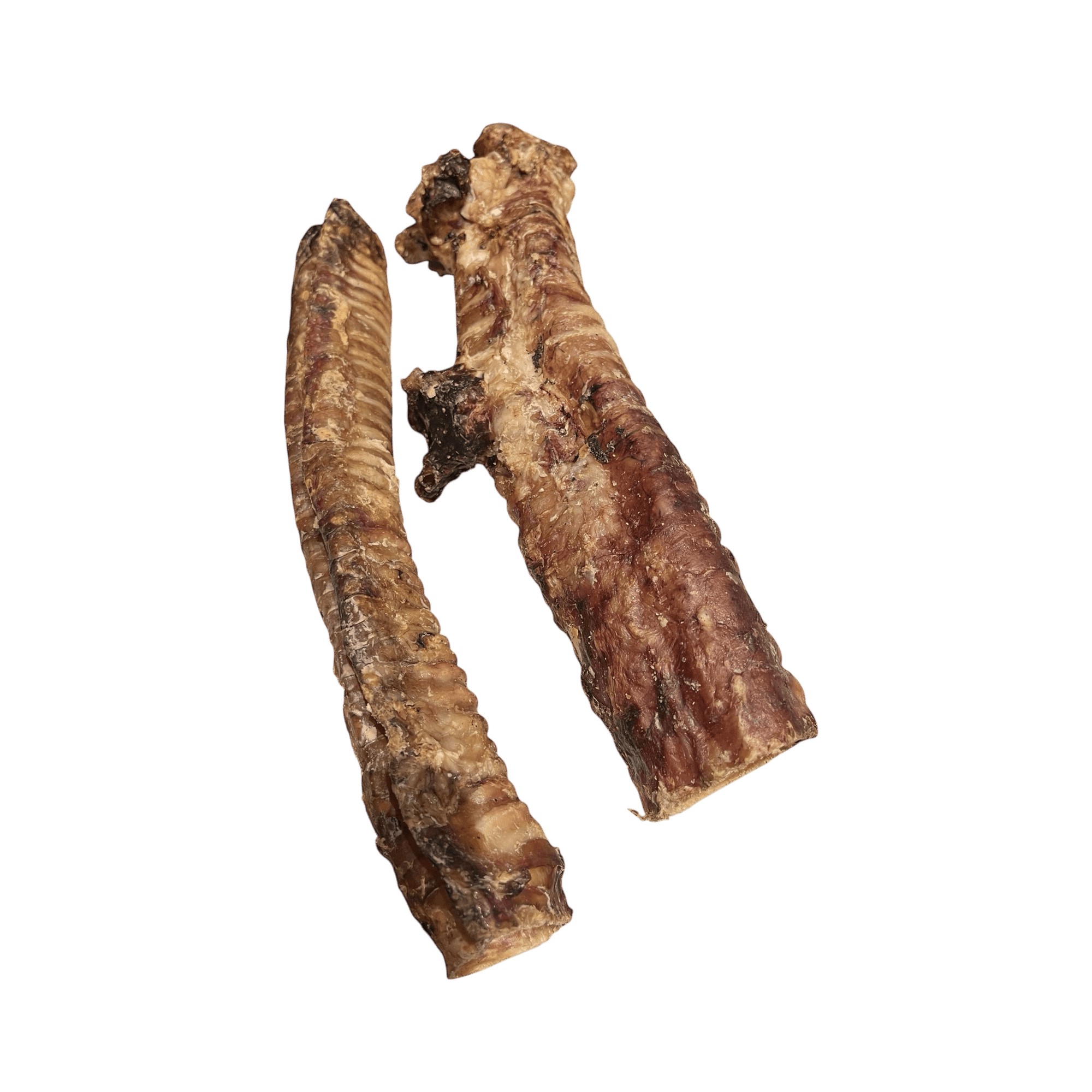 Rinderstrosse (30 cm) – Natürlicher Kauspaß für Hunde in zwei Stücken