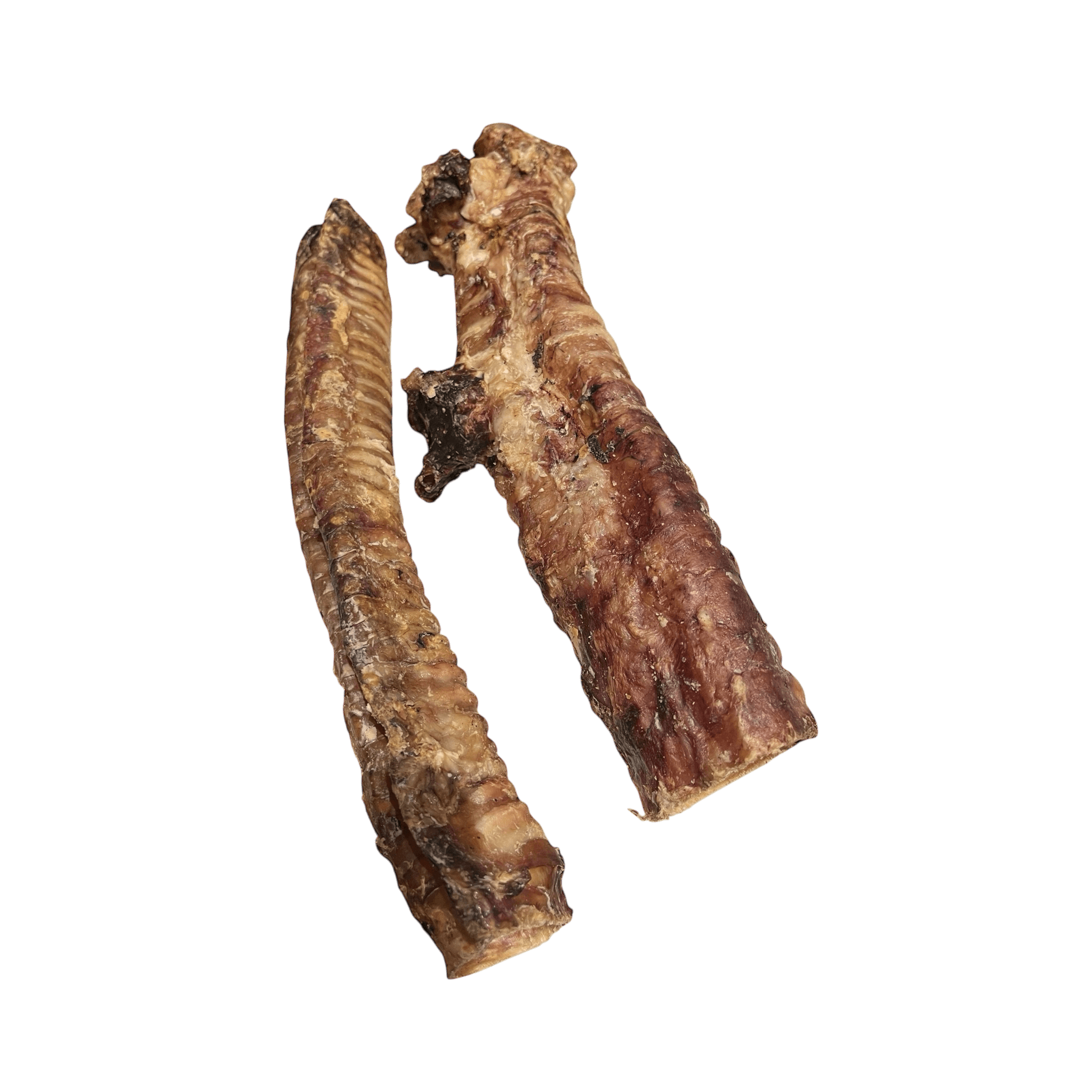 Rinderstrosse (30 cm) – Natürlicher Kauspaß für Hunde in zwei Stücken