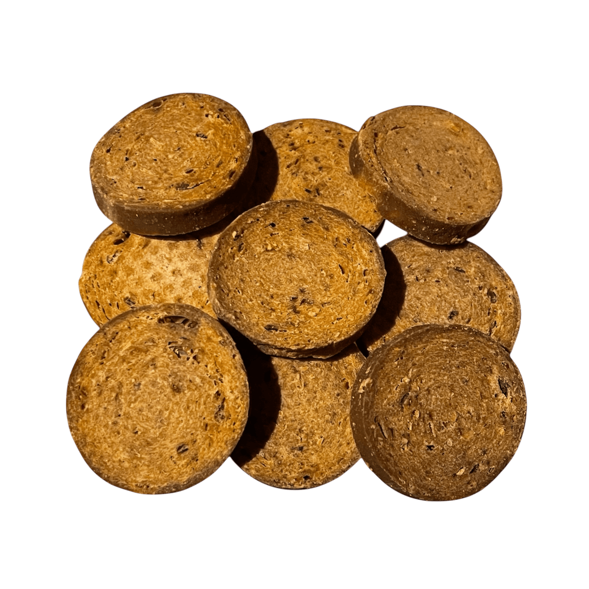 Ziegen Knusperscheiben – Kauartikel für Hunde, proteinreiche, knackige Hundesnacks aus Muskelfleisch, gesunde Hundeleckerlis.