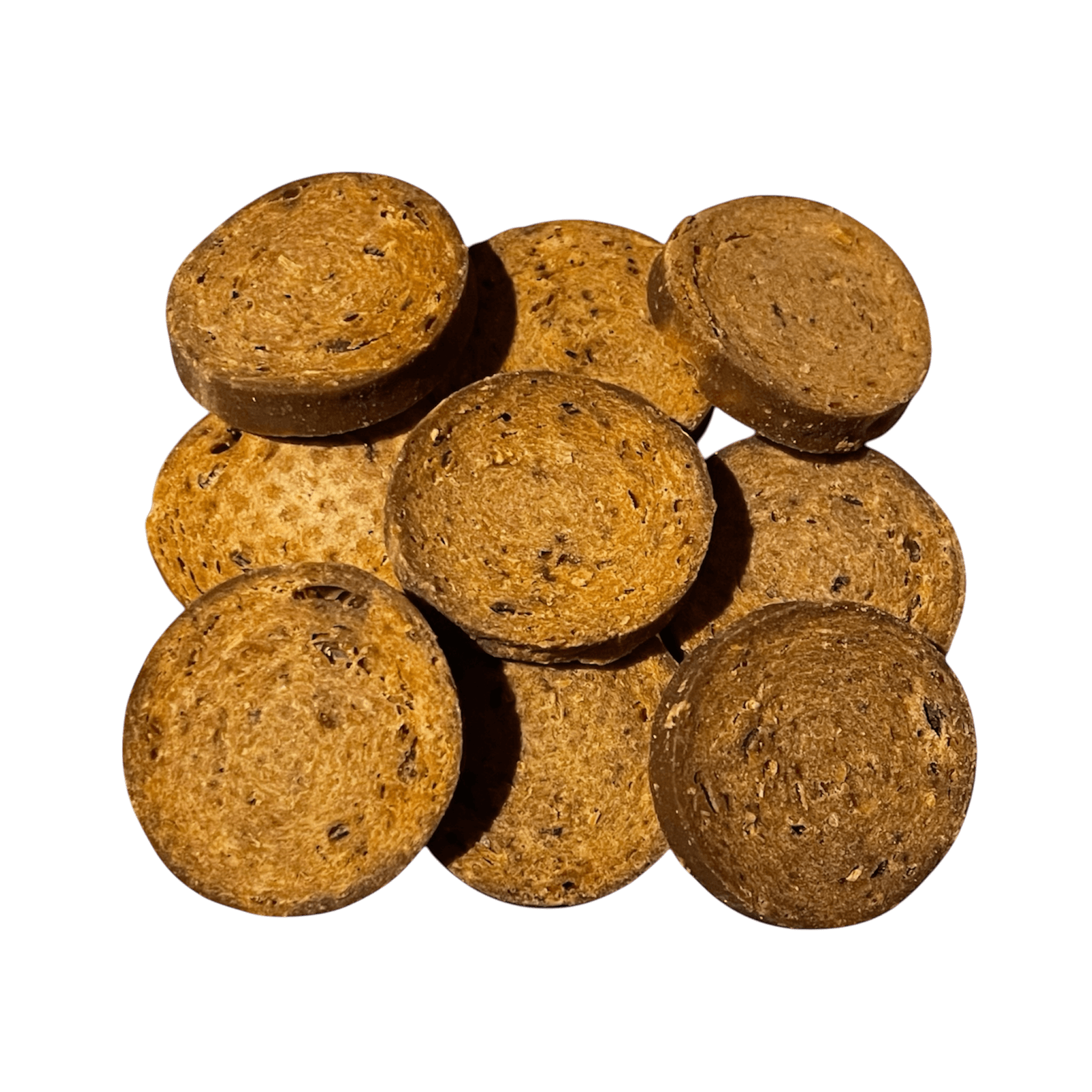 Ziegen Knusperscheiben – Kauartikel für Hunde, proteinreiche, knackige Hundesnacks aus Muskelfleisch, gesunde Hundeleckerlis.